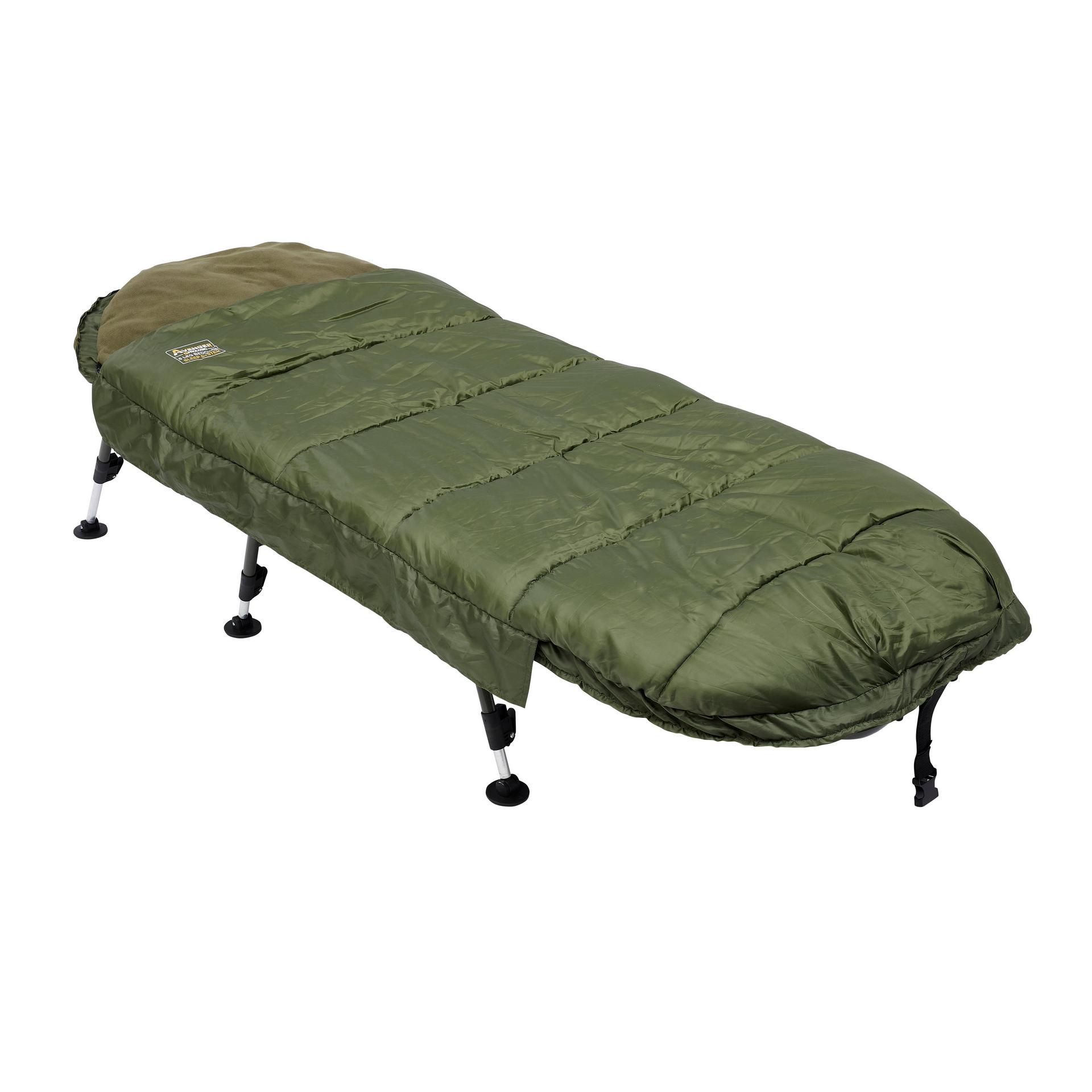 Avenger Sleeping Bag and Bedchair 6 Legs